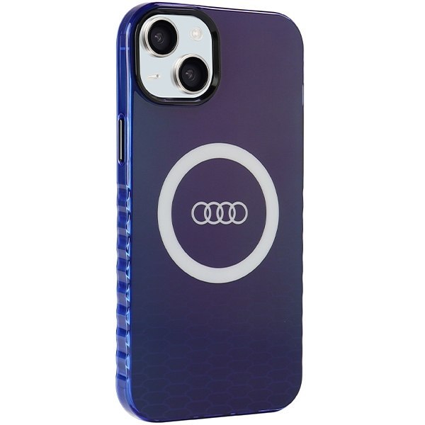 Audi IML Big Logo MagSafe Case iPhone 15 Plus / 14 Plus 6.7" niebiesk